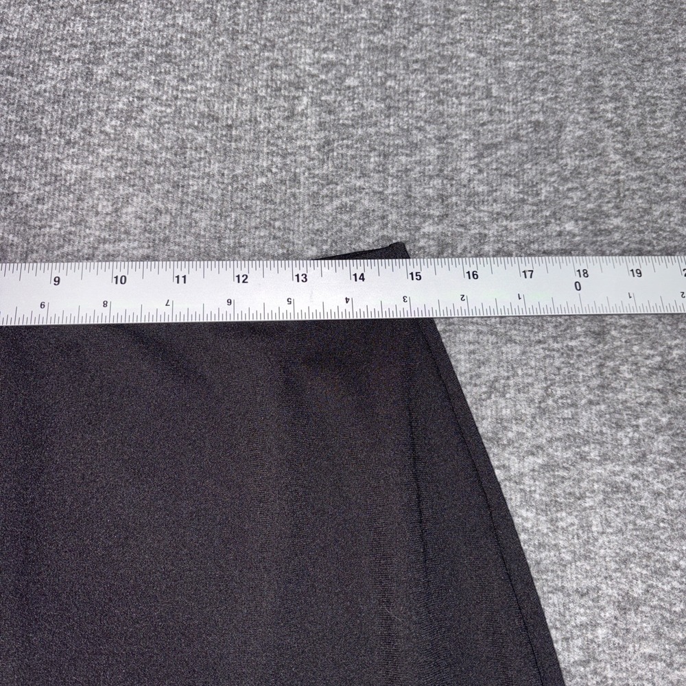 Cato Black Tiered Pull On Medium Skirt with Bow & Ruffle Stretchy Waist - Picture 5 of 12